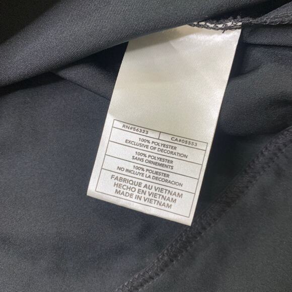 Vintage Nike Jacket Womens XL Extra Large Black White Fit Dry Full Zip Track Y2K - Picture 5 of 11